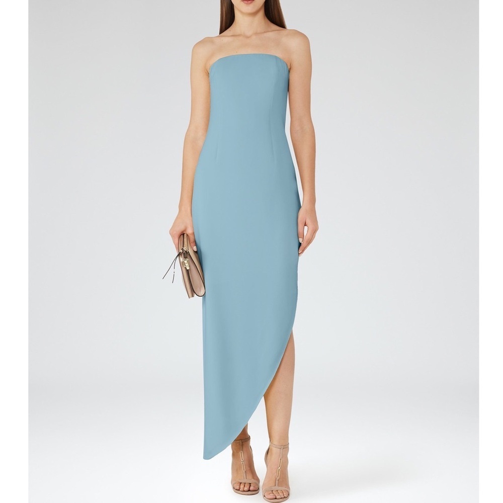 New Reiss Rima Asymmetric Maxi Dress